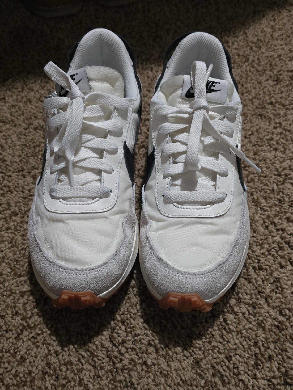 NIKE Waffle Debut Sneakers with Gum Outsole